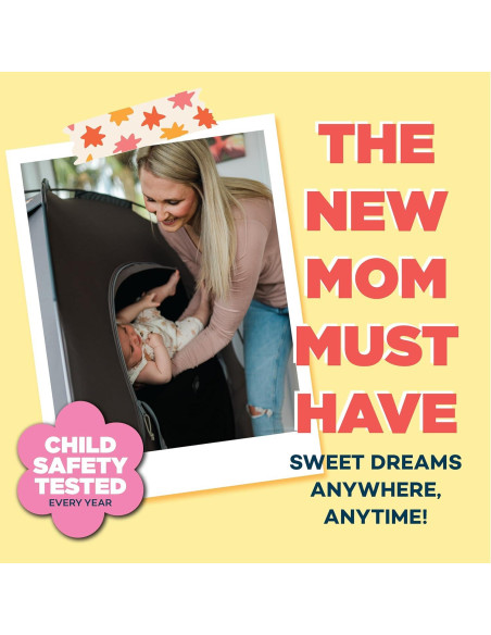 Carpa de Sueño SlumberPod 3.0 Negra para Bebés y Niños