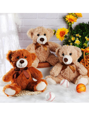 Osos de Peluche Suaves HyDren 9 Pcs 35.5 cm Regalo