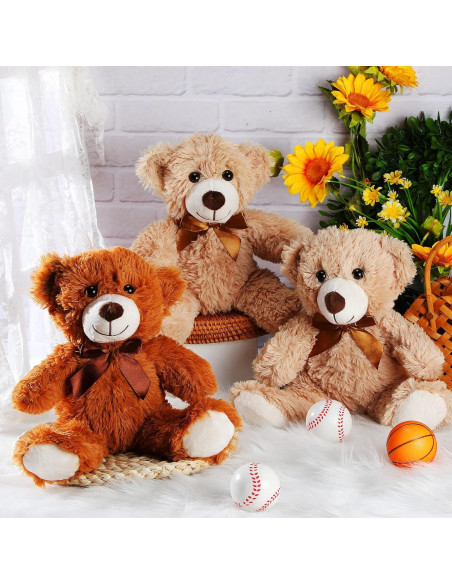 Osos de Peluche Suaves HyDren 9 Pcs 35.5 cm Regalo