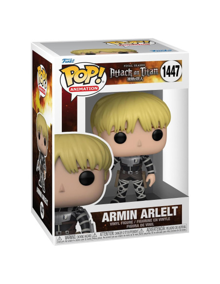 Funko POP! Armin Arlert - Ataque a los Titanes - Figura 9.5 cm