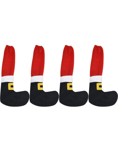 4 Calcetines de Navidad PPCAT para Muebles - Protectores de Suelo