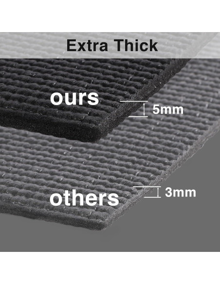 Forro de Estante Antideslizante PaBUSIOr 30 cm x 500 cm PVC Negro