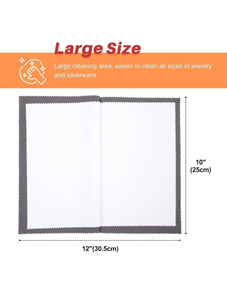 Paños de Limpieza de Joyería CATIFLIN 3 Unidades Algodón 25x31cm Paños de Limpieza de Joyería CATIFLIN 3 Unidades Algodón 25x31cm