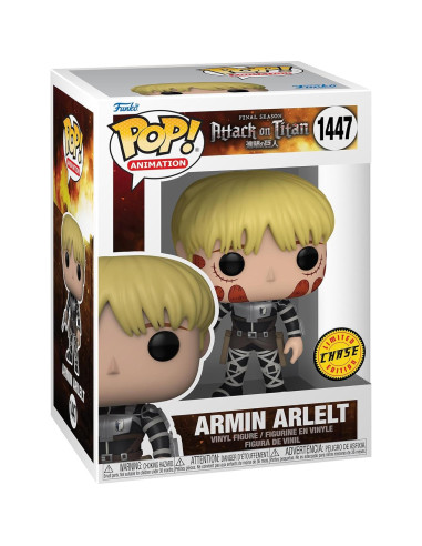 Funko POP! Armin Arlert - Ataque a los Titanes - Figura 9.5 cm