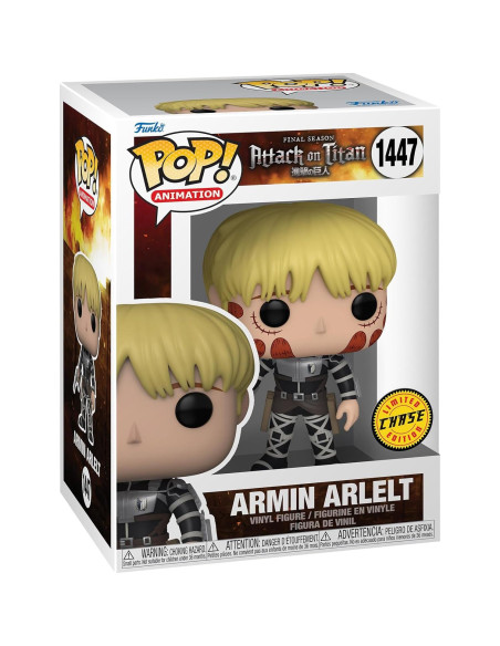 Funko POP! Armin Arlert - Ataque a los Titanes - Figura 9.5 cm