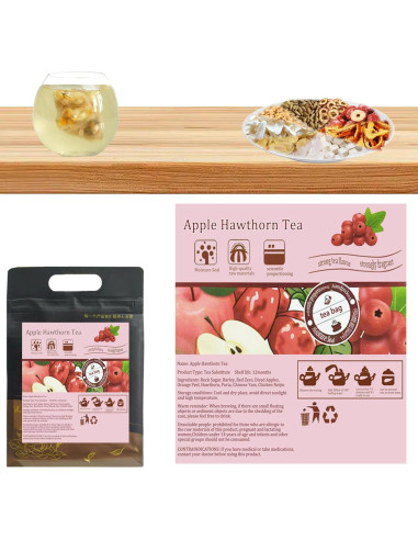 Té de Hierbas Apple Hawthorn 25 Bolsitas - Natural para Riñones