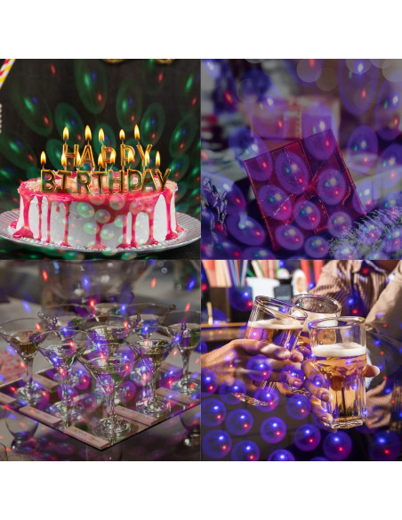 Luces de Techo LED USB LuxLumin, Proyector de Estrellas 4 Colores