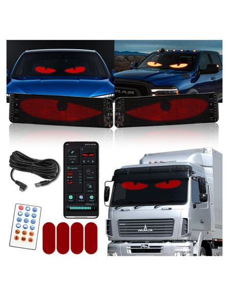 Luces Ojos de Diablo YXNXLIGHT 34.8cm LED Personalizables