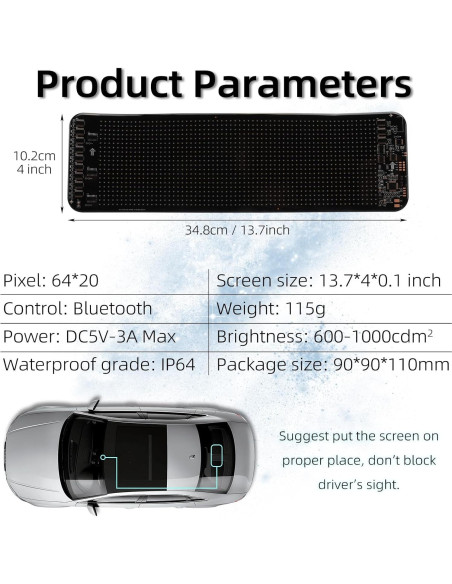 Luces Ojos de Diablo YXNXLIGHT 34.8cm LED Personalizables