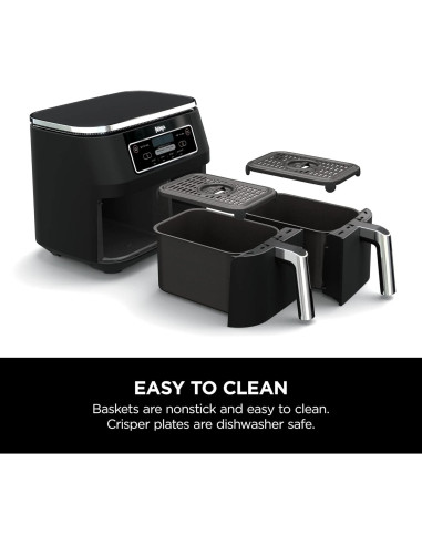 Freidora de Aire Ninja Foodi 4 en 1 8 Cuartos DualZone