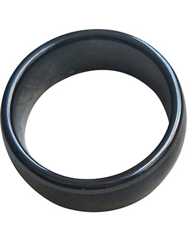 Anillo inteligente RFID T5577 Hecere 17mm Cerámica Negra