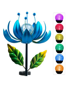 Girador de Viento Solar XPSCOCO 96.5 cm con Luz LED Multicolor