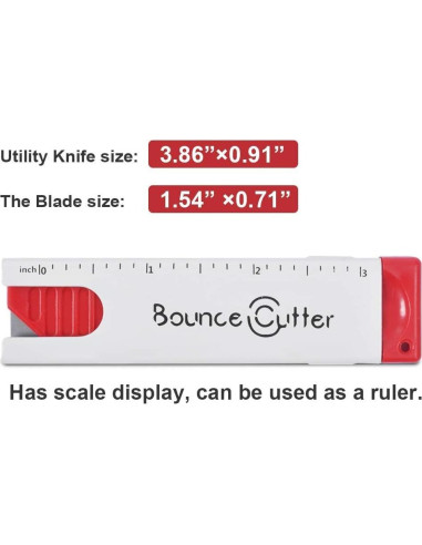 Juego de Cuchillos de Utilidad Retráctiles UCEC 3PCS con 20 Cuchillas