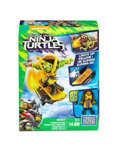 Mega Bloks Tortugas Ninja Tablero Turbo de Mikey 15x4.5cm