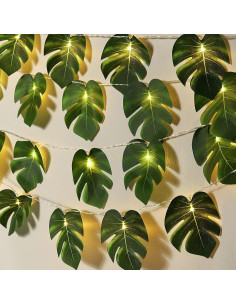 Luces de Cadena Monstera RECUTMS 20 Hojas 3M Decoración 2