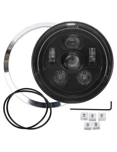 Faro LED 7" Eagle Lights 8700G3 con Anillo Halo para Motocicleta