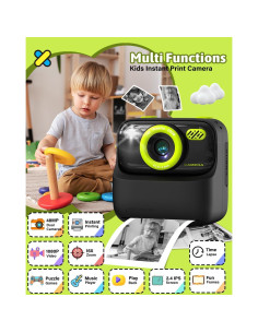 Cámara Instantánea para Niños Mgaolo P79, Video HD 1080p 2