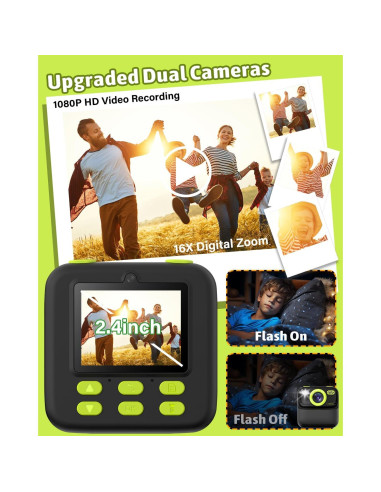 Cámara Instantánea para Niños Mgaolo P79, Video HD 1080p