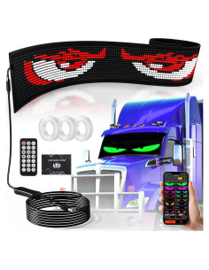 Ojos LED Diabólicos KAKSEY para Parabrisas 133x19.2 cm