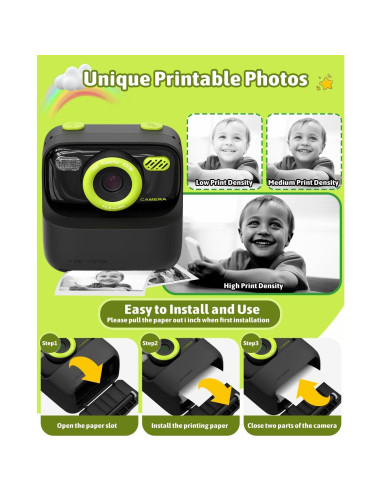 Cámara Instantánea para Niños Mgaolo P79, Video HD 1080p