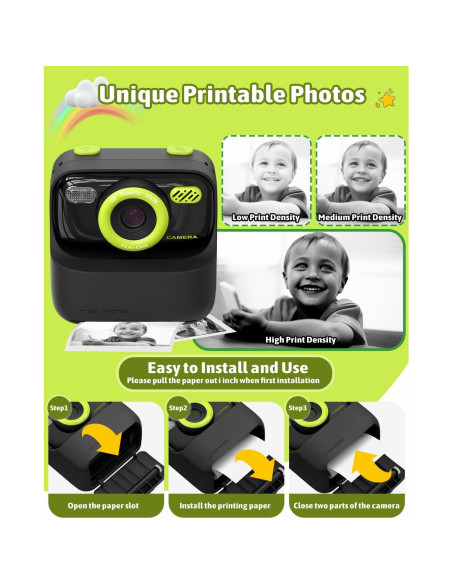 Cámara Instantánea para Niños Mgaolo P79, Video HD 1080p