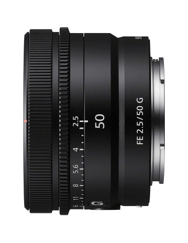 Lente Sony FE 50mm F2.5 G para Cámaras Sin Espejo