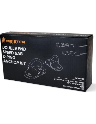 Anclajes D-Ring Meister para Bolsa de Velocidad Doble con Cuerdas