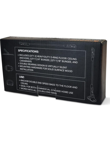 Anclajes D-Ring Meister para Bolsa de Velocidad Doble con Cuerdas