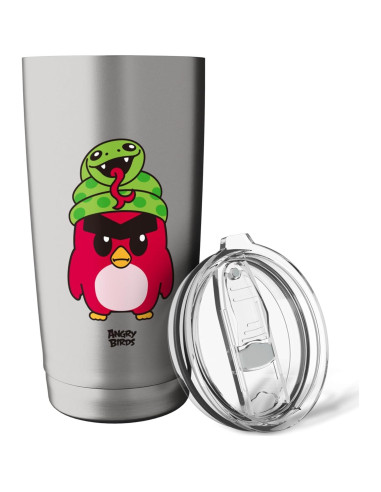 Vaso Térmico Acero Inoxidable Angry Birds 20 oz Aislado