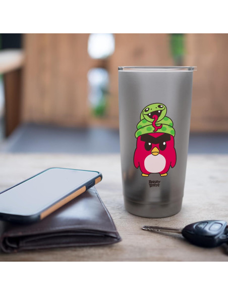 Vaso Térmico Acero Inoxidable Angry Birds 20 oz Aislado