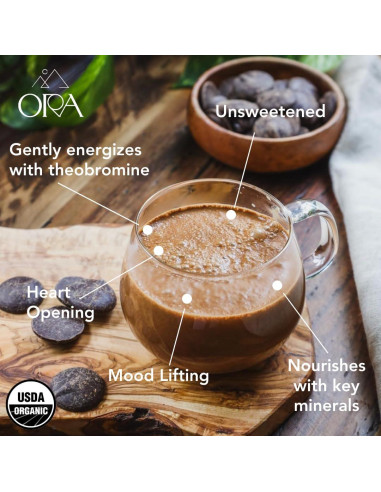 Kit de Cacao Ceremonial Orgánico Ora - 12 Paquetes de 28.3g