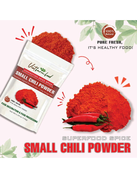 Polvo de Chile Pequeño Linh Nam 150g - Sabor Natural