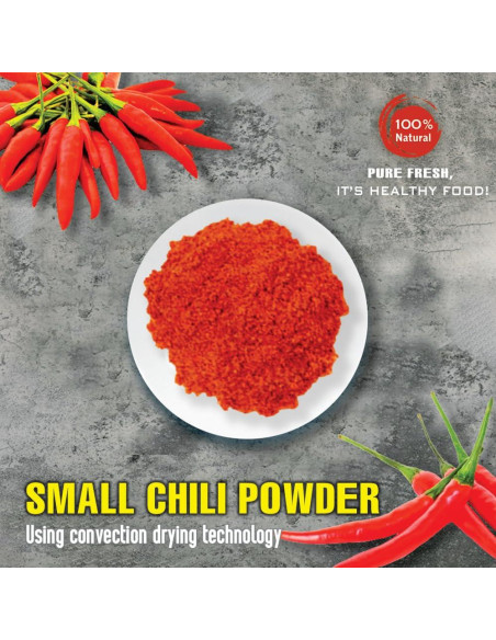 Polvo de Chile Pequeño Linh Nam 150g - Sabor Natural