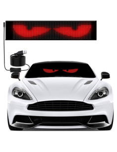 Ojos LED Programables Sulmeyhub 37.4x9.2 cm para Carro