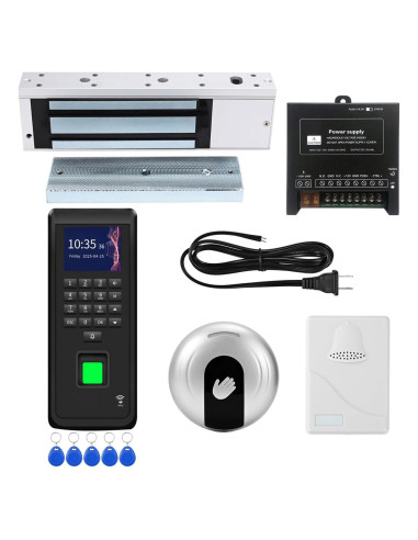 Sistema de Control de Acceso Biométrico YUHANUS con Huellas y RFID