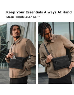 ALPAKA Zip Pouch Max V2 - Bolsa Compacta Negra 2L Resistente al Agua 2