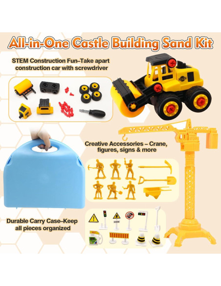 Kit de Construcción de Castillo de Arena Corper Toys 2.4kg