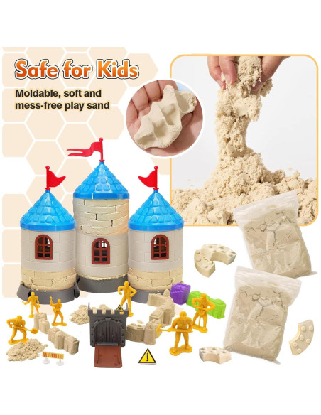 Kit de Construcción de Castillo de Arena Corper Toys 2.4kg