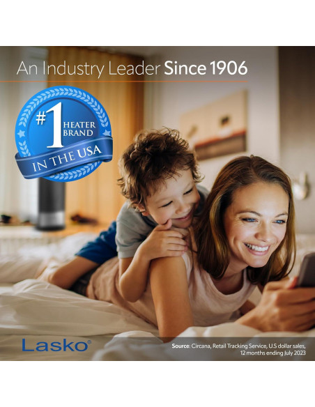 Calentador de espacio cerámico Lasko CT16450 1500W oscilante