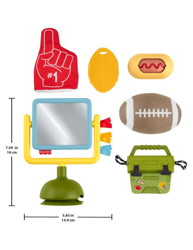 Conjunto de Juguetes para Bebés Fisher-Price Tiny Tailgater 6 Piezas
