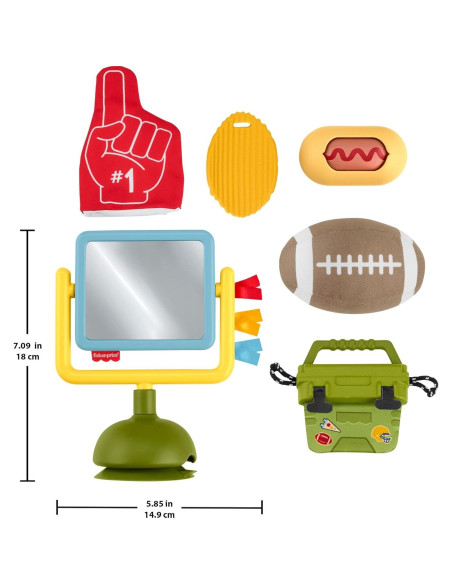 Conjunto de Juguetes para Bebés Fisher-Price Tiny Tailgater 6 Piezas