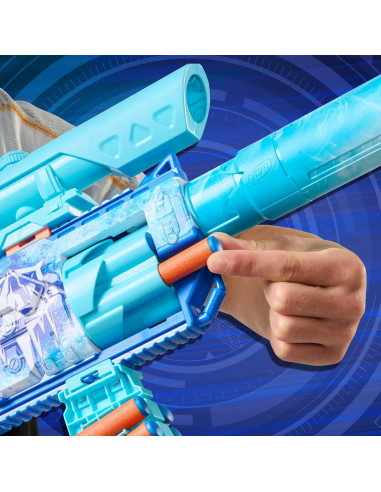 Blaster Nerf Loadout FrostFusion con 30 Dardos y Accesorios