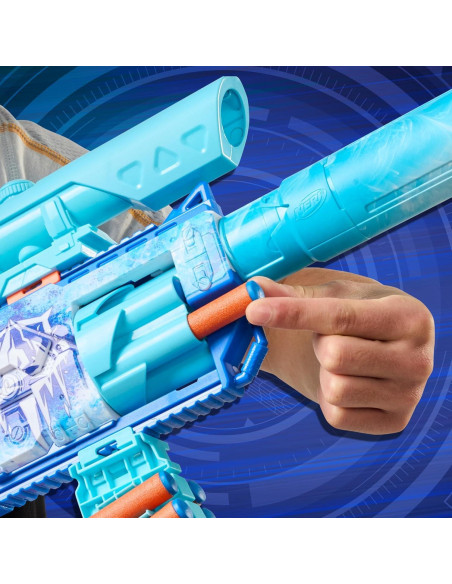 Blaster Nerf Loadout FrostFusion con 30 Dardos y Accesorios