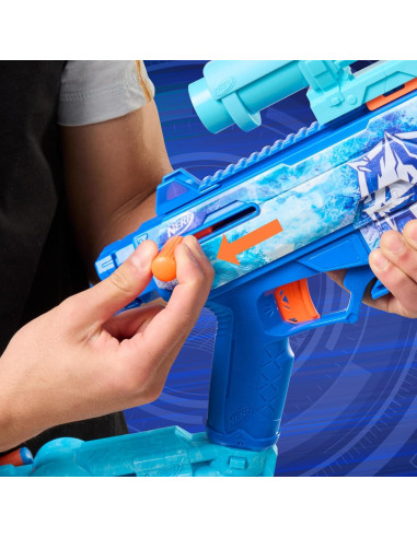Blaster Nerf Loadout FrostFusion con 30 Dardos y Accesorios
