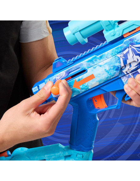 Blaster Nerf Loadout FrostFusion con 30 Dardos y Accesorios