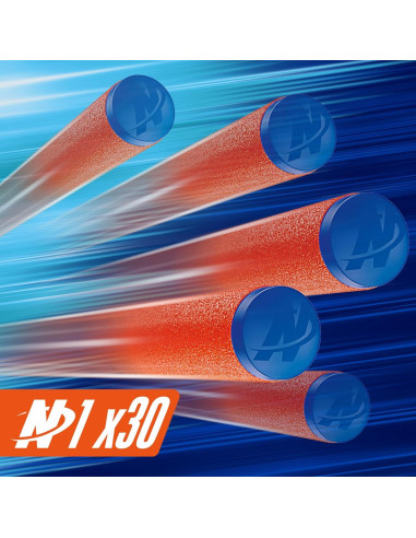 Blaster Nerf Loadout FrostFusion con 30 Dardos y Accesorios