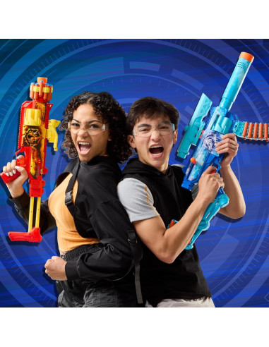 Blaster Nerf Loadout FrostFusion con 30 Dardos y Accesorios