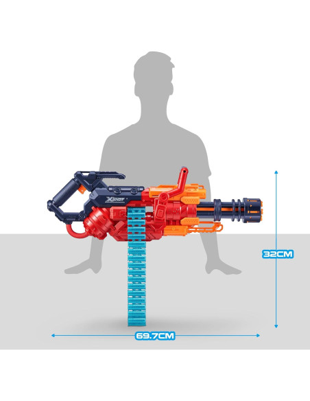 Blaster de Dardos XSHOT Excel Crusher ZURU 35 Dardos + 48 Dardos