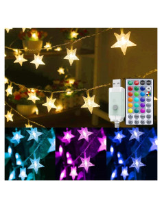 Luces de Cuerda LED Solhice 6m con Control Remoto y USB