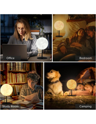 Lámpara de Mesa Regulable Ehobroc 30 Modos 12x23cm